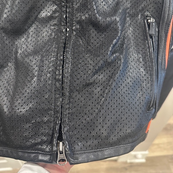 Harley-Davidson Screamin' Eagle Black and Orange Jacket size small - Picture 6 of 13